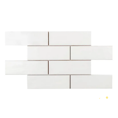 CHAPTER SPEC09 - OFFSET WHITE MATTE MOSAIC 2-1/2" X 8" - 2