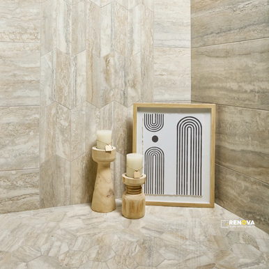 INVICTUS VEIN CUT POLISHED MESH CHEVRON MOSAIC - 2