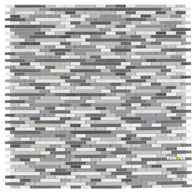 SEA STACK MOSAIC 11.75" X 12" - 4
