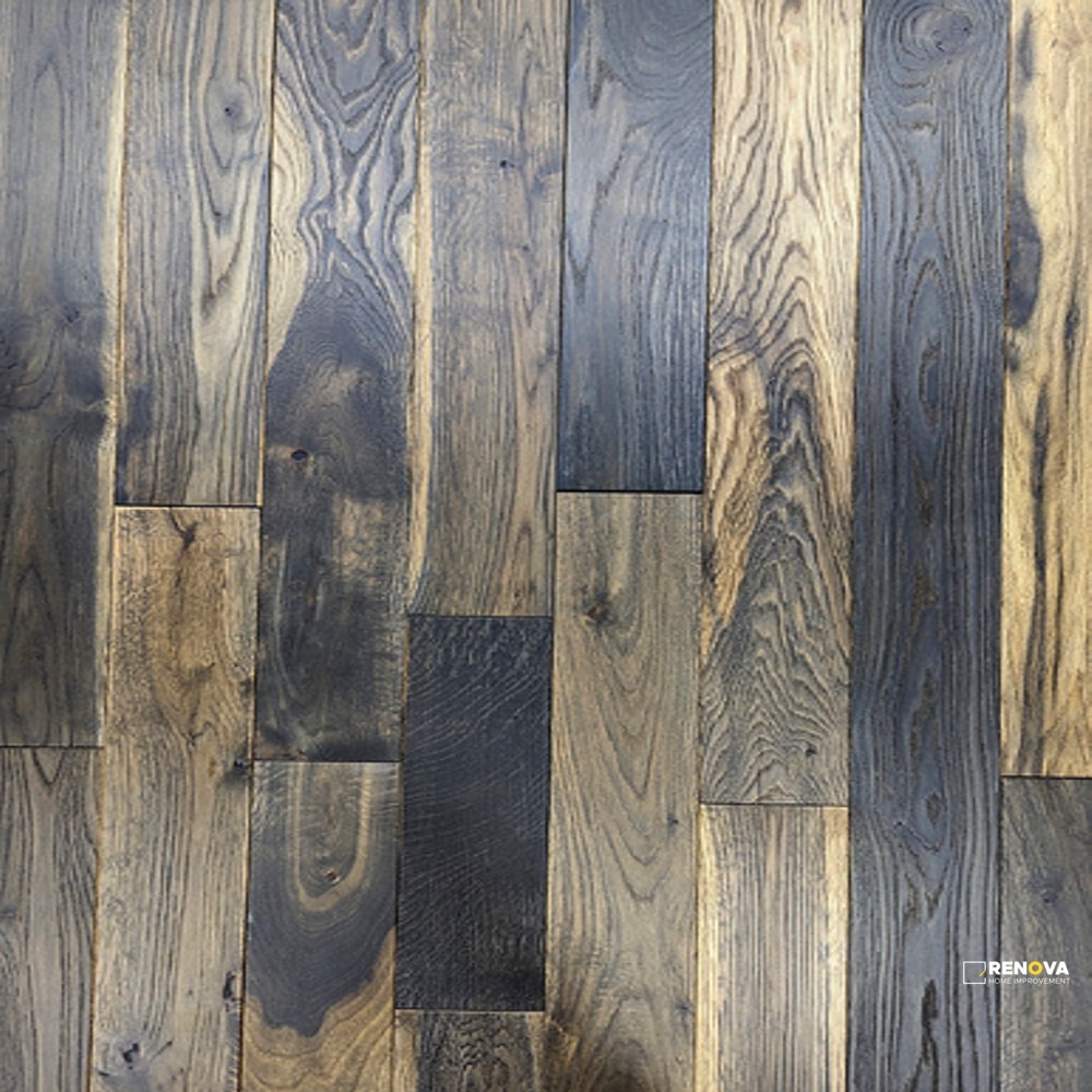 OAK WIRE BRUSHED GROUP 1 3-1/2" - SOLID - CRESTWOOD - 7