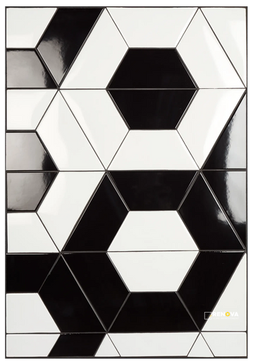 TRAPEZ GLOSSY 4-1/4" X 9-3/4" - 10