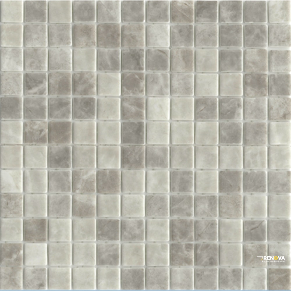 WATERLACE GLOSSY/MATTE BLEND 1X1 MOSAIC 12X18