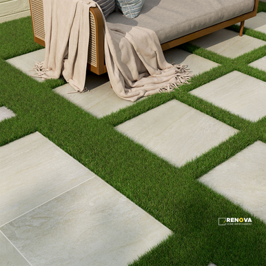 ARTERRA LEGIONS PAVER QUARTZ WHITE 24X24 ( 8 SF PER BOX ) - 2