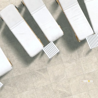 FUTURA SILVER ANTI-SLIP PORCELAIN PAVERS 2CM 24" X 24" - 2