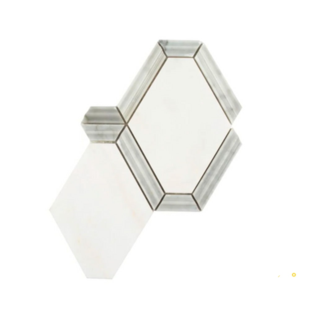 CREST WHITE MOSAIC 10.125" X 8.875" - SA990023 - SA990023 - 4
