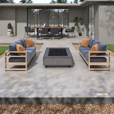 ARTERRA PAVER FOSSIL SNOW 24X24 2CM ( 8 SF PER BOX ) - 3