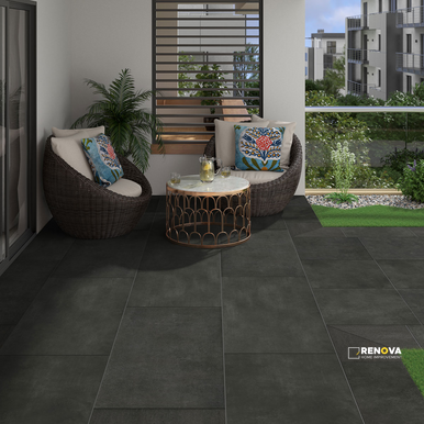 ARTERRA PAVER CEMENTIQUE GRAPHITE 24X48X2CM ( 8 SF PER BOX ) - 2
