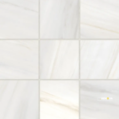 MAGNIFICA ERA BIANCO LASA HONED MOSAIC 4" X 4"