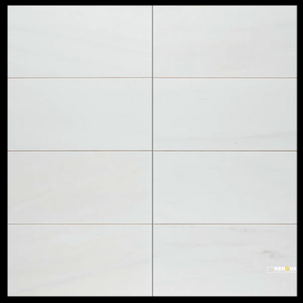 DOLOMITE WHITE HONED 12" X 24"