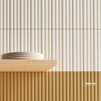 MARA CURVED WALL TILE 2.5" X 10" - 5