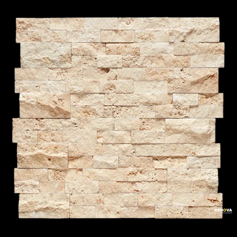 MARCIANO SPLIT FACE 3D STACKED STONE 5-7/8" X 24"