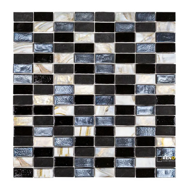 WAIMEA 5/8" STACK BRICK BLEND MOSAIC 12.25" X 12.25" - SA990092 - SA990092 - 4