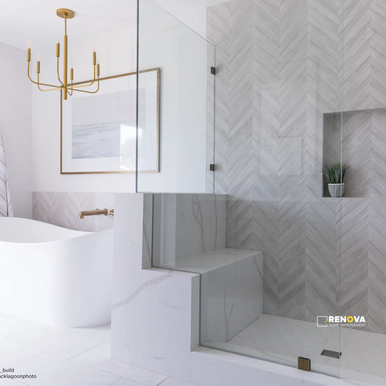 TEXTUALITY MATTE TEXTURED WALL TILE 16" X 47" - 4