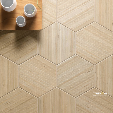 SHIBUSA PRESSED HEXAGON 9" X 11" - 6