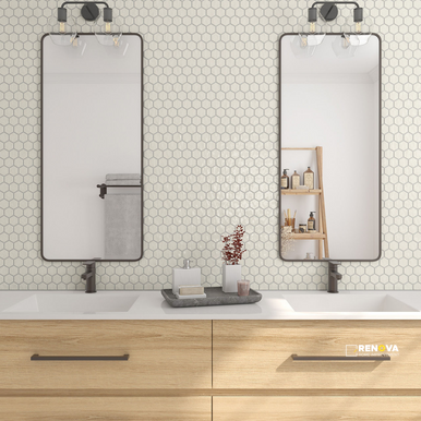 ARTEZEN GLOSSY HEXAGON MOSAIC 1.5" - 12X10 - 2