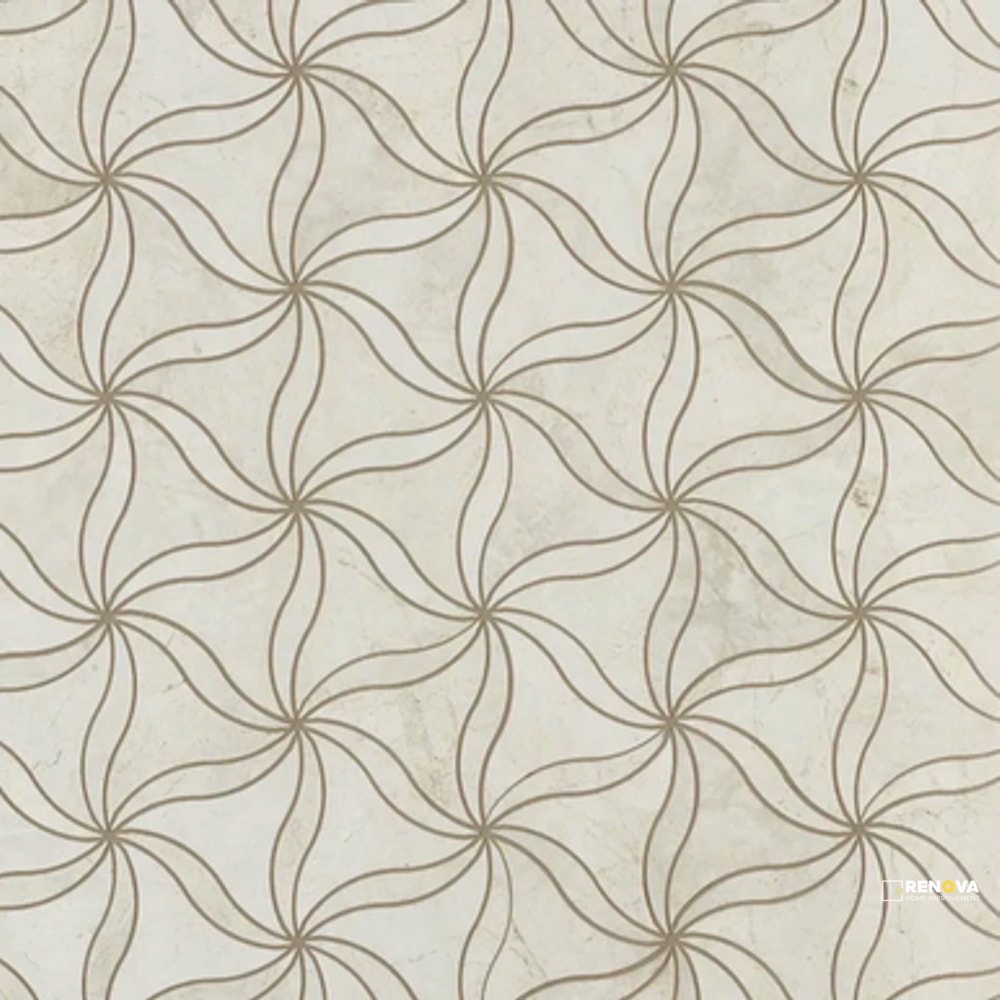 CREMA HONED PETAL MOSAIC - 3