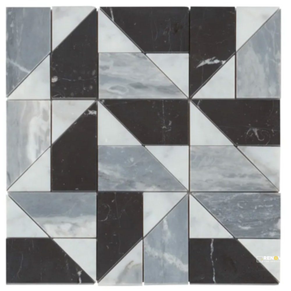 MODNI QUIN BLEND MOSAIC HONED 11-5/8" X 11-5/8" - 5