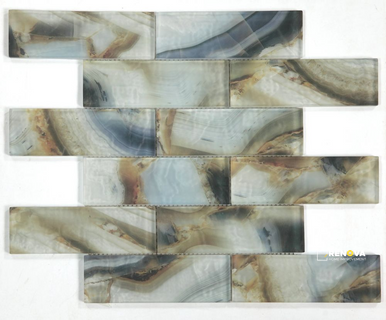 ART ONYX MAUNA MOSAIC 11.75" X 11.75"