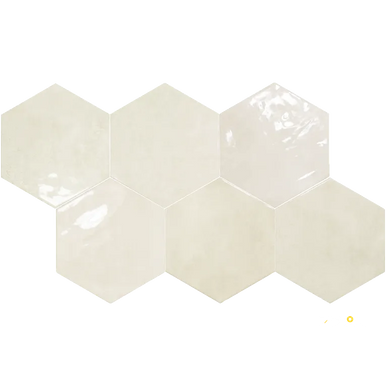 SPARK GLOSSY HEXAGON 6" X 7"