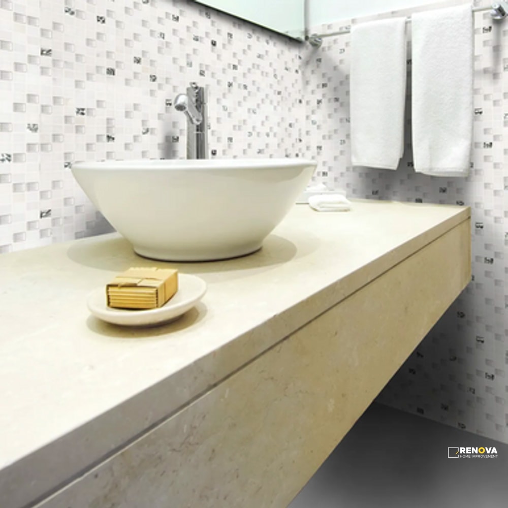CHAPTER 3 - STREAM STONE PLATNIUM PATTERN MOSAIC 11-3/4" X 11-3/4" - 5