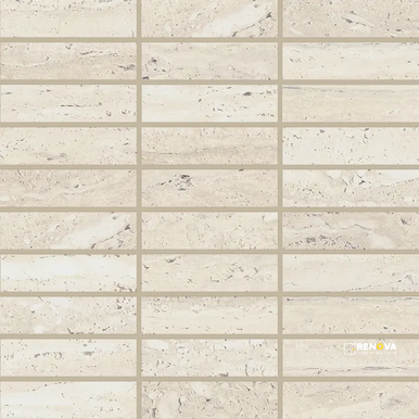 SENSI ROMA SATIN STRAIGHT SET MOSAIC 1" X 4" - 3