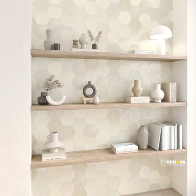 SPARK GLOSSY HEXAGON 6" X 7" - 2