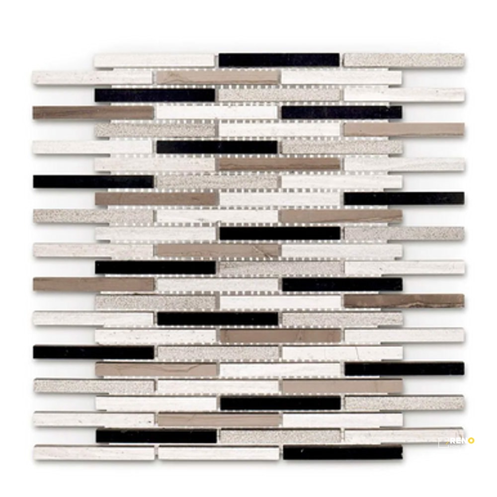 CHAPTER 3 - STREAM STONE LUSTROUS PATTERN C MOSAIC 10-3/4" X 11-7/8" - 3
