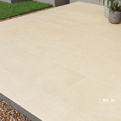 ARTERRA PAVER CEMENTIQUE TALC 24X48X2CM  ( 8 SF PER BOX ) - 3