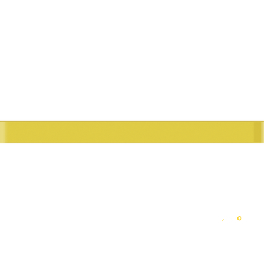 CROSSVILLE GLASS BLOX CITRINE 1/2X6 LINER BAR
