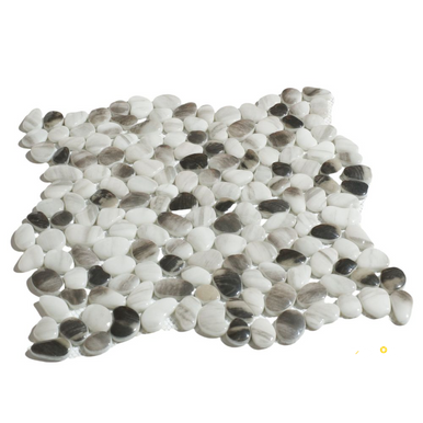 ART PEBBLE GREY MOSAIC 12" X 12" - 4