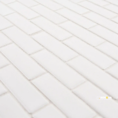 CHAPTER ES - ESSENTIALS BRICK WHITE GLOSS MOSAIC 1" X 3" - 3