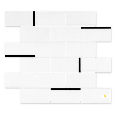 CHAPTER 7 - CUBIST ABSTRACT MOSAIC NATURAL 12" X 12-1/8" - 3