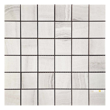 SKORPION SILVER NATURALE MOSAIC 12" X 12"