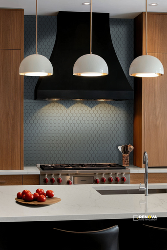 CIELO AZUL HEXAGON GLOSSY 6MM MOSAIC - 2
