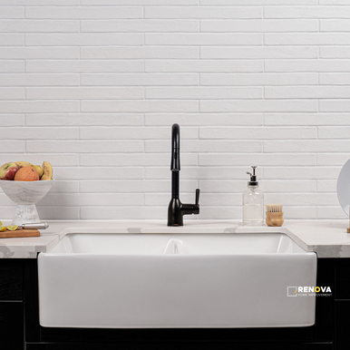 BRICKSTONE WHITE 2X18 MATTE ( 8 SF PER BOX ) - 2