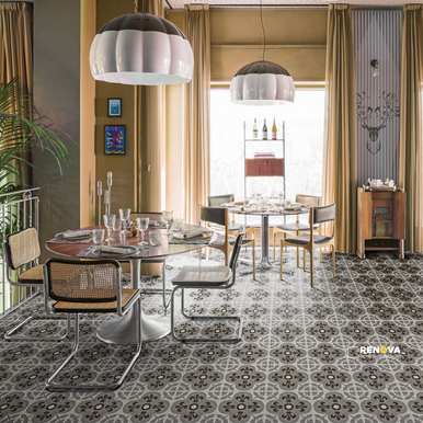 D SEGNI TERRAZZO MATTE FLEUR-DE-LIS DECO 8X8 - 2