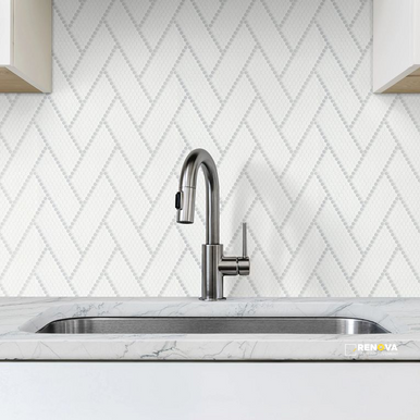 GEOMETRO 2.0 GLASS MATTE HEXAGON MOSAIC 15" X 11" - 7