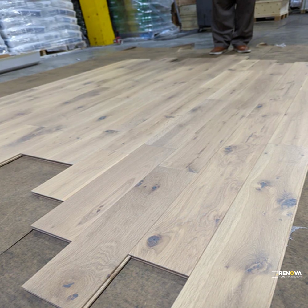 OAK WIRE BRUSHED GROUP 2 5" - SOLID - CRESTWOOD - 3