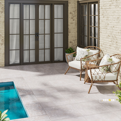 ARTERRA PAVER BETON GREY 24X24X2CM ( 8 SF PER BOX ) - 3