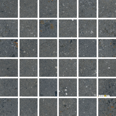 PORTOBELLO LAB COAL 2X2 MOSAIC NATURAL 1 SF/SHT