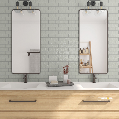 ARTEZEN GLOSSY BRICK JOINT MOSAIC 2X4 - 12X12 - 6