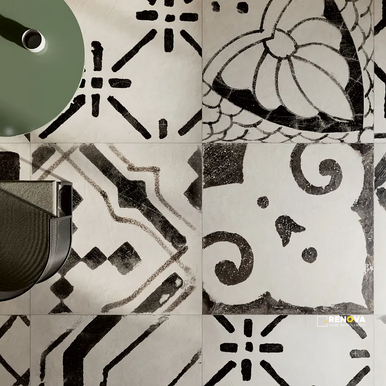 RIGGIOLE BIANCO MIX 12" X 12"