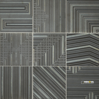 GEOMETRIC FUSION SQUARE MIXED 8X8 - 5