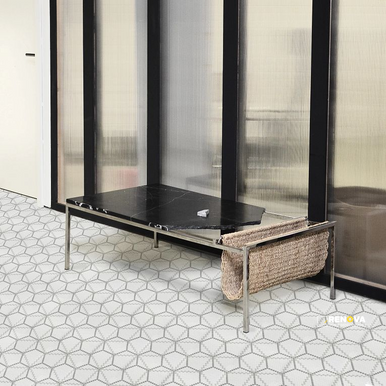 GEOMETRO 2.0 GLASS MATTE HEXAGON MOSAIC 16" X 9" - 9