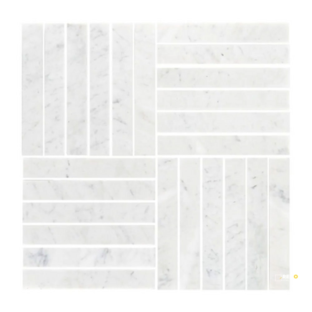 ROYAL BLOOM WHITE MOSAIC 11.875" X 11.875" - SA82011 - SA82011 - 4