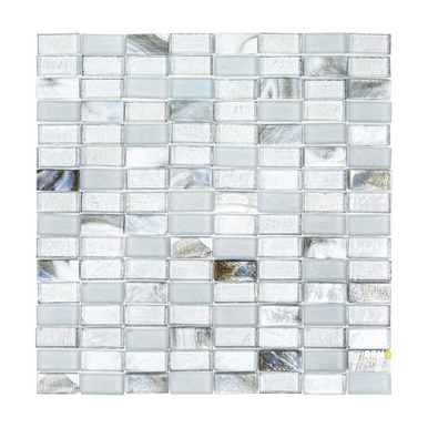 AUKLAND 5/8" STACK BRICK BLEND MOSAIC 12.25" X 12.25" - SA990068 - SA990068 - 2