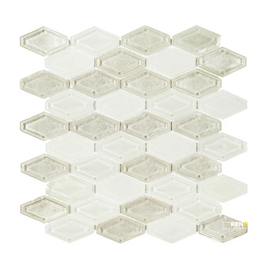 CHAPTER 1 - SUITE GLASS BEVELED ELONGATED HEX 10-1/2" X 11-3/8" - 2
