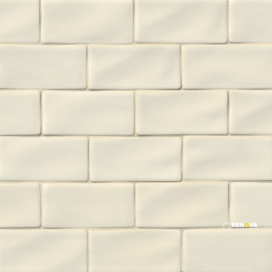 ANTIQUE WHITE GLAZED HANDCRAFTED 3X6 ( 1 SF PER BOX )