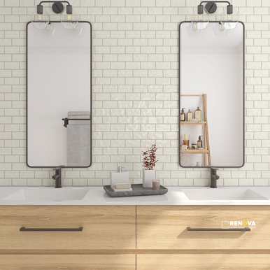 ARTEZEN GLOSSY BRICK JOINT MOSAIC 2X4 - 12X12 - 3
