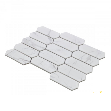 PICKET STATUARIO MATTE MOSAIC 10.25" X 13.5" - 8